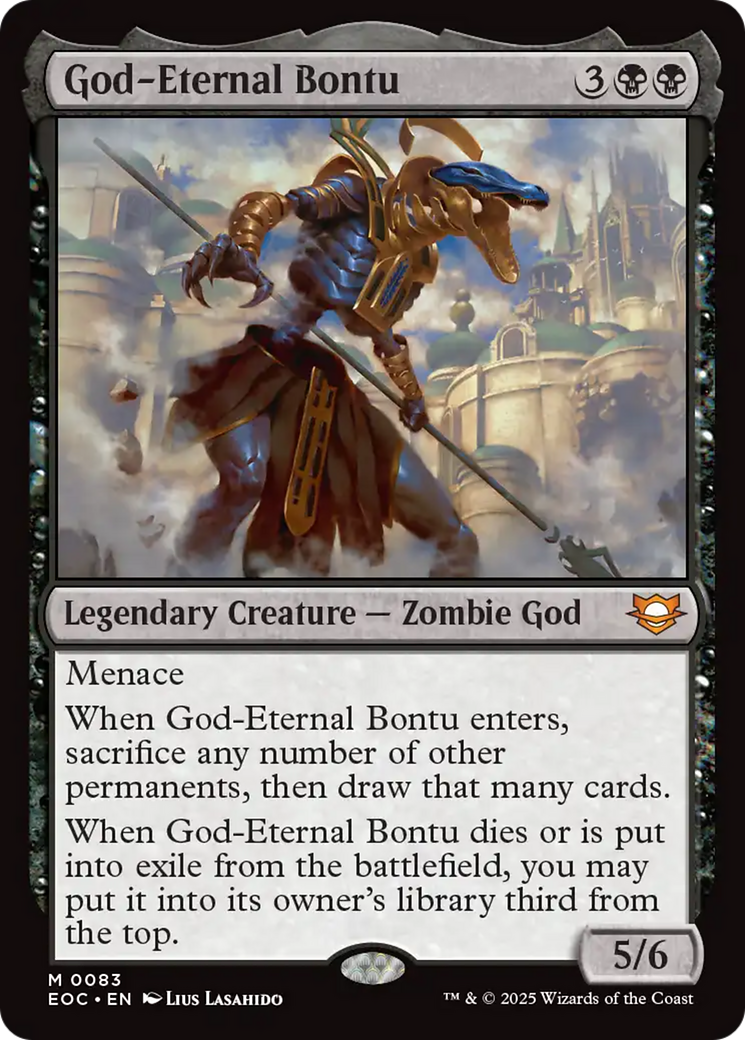 God-Eternal Bontu [Edge of Eternities Commander] | Gate City Games LLC