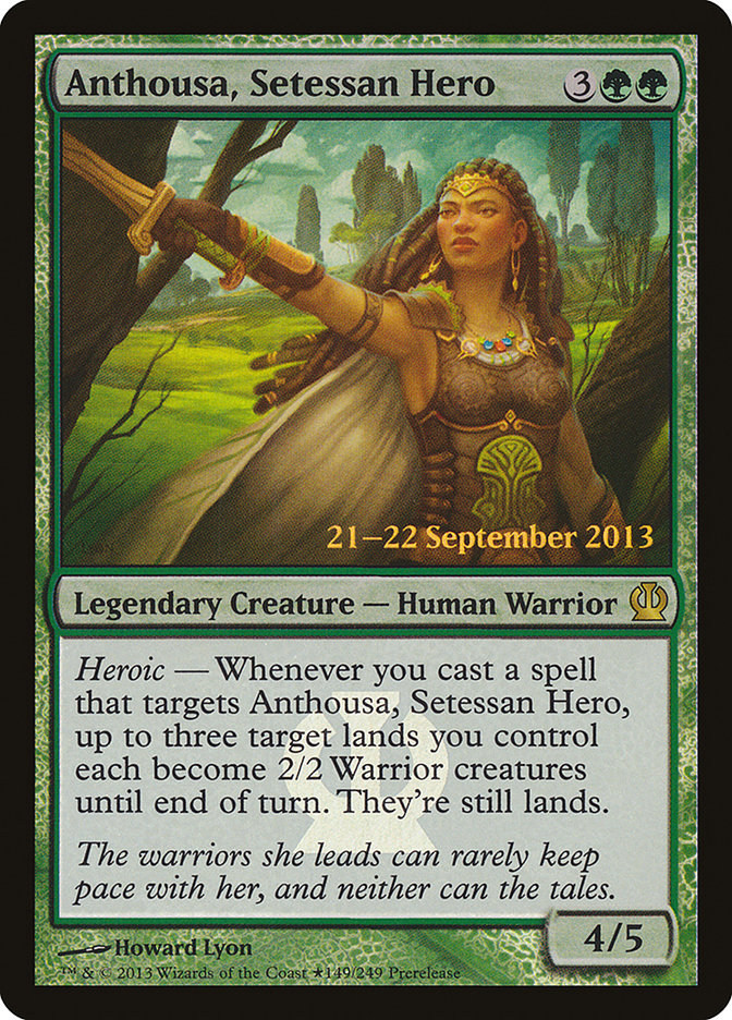 Anthousa, Setessan Hero [Theros Prerelease Promos] | Gate City Games LLC