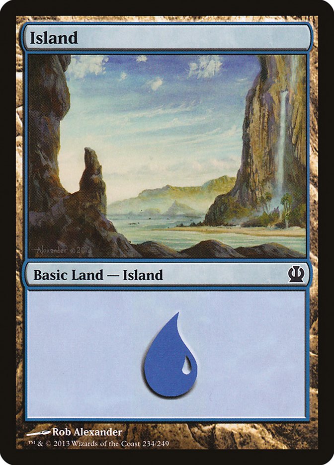 Island (234) [Theros] | Gate City Games LLC