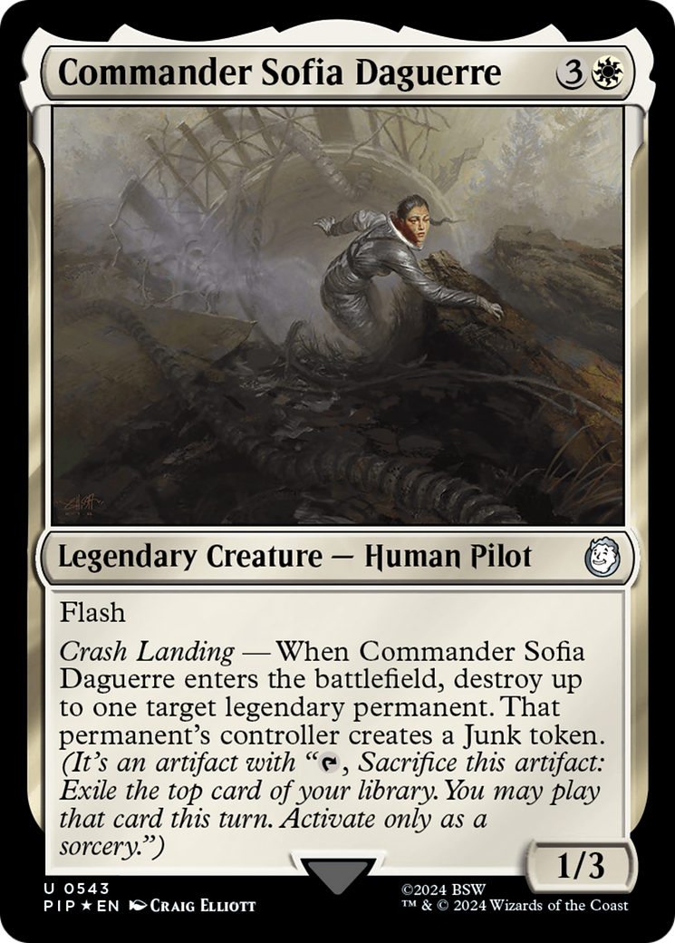 Commander Sofia Daguerre (Surge Foil) [Fallout] | Gate City Games LLC