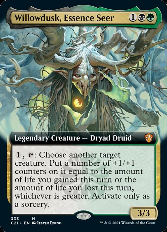 Willowdusk, Essence Seer (Extended Art) [Commander 2021] | Gate City Games LLC