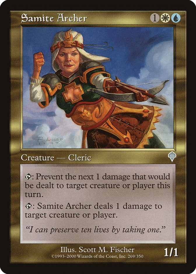 Samite Archer [Invasion] | Gate City Games LLC