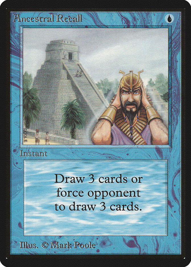 Ancestral Recall [Beta Edition] | Gate City Games LLC