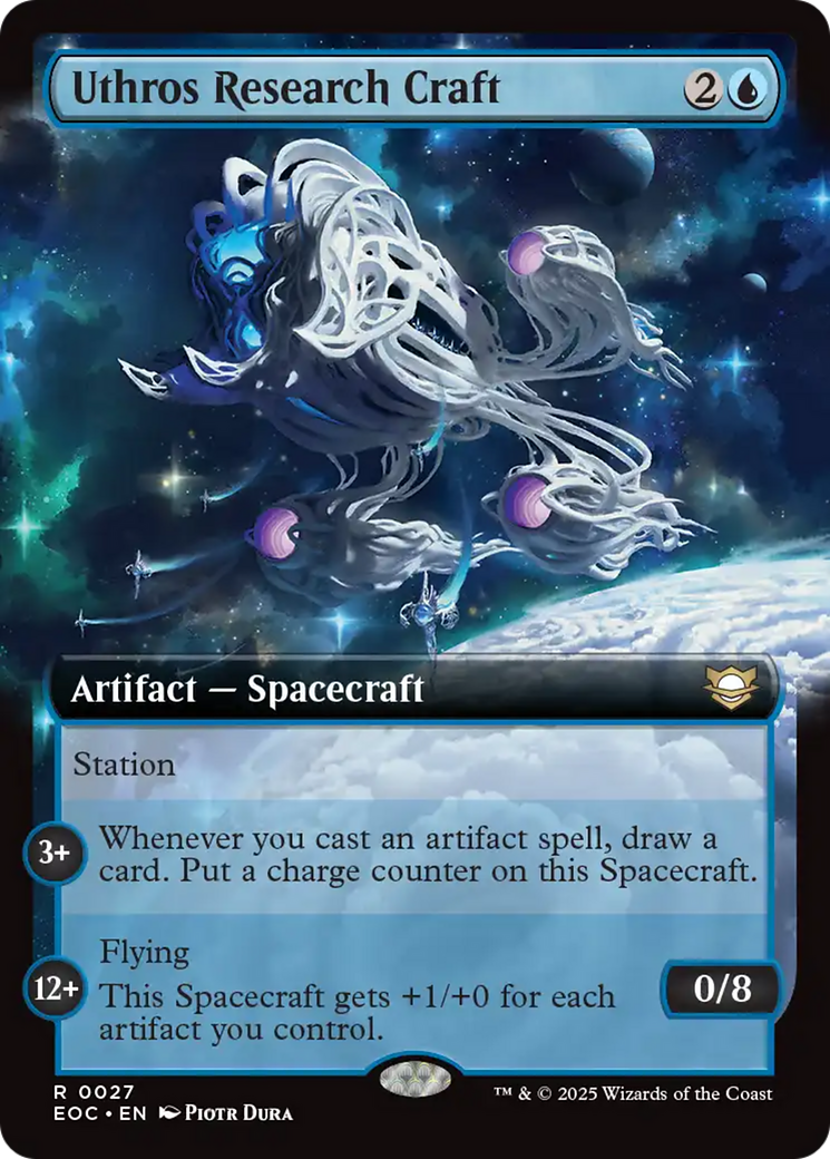 Uthros Research Craft (Extended Art) [Edge of Eternities Commander] | Gate City Games LLC