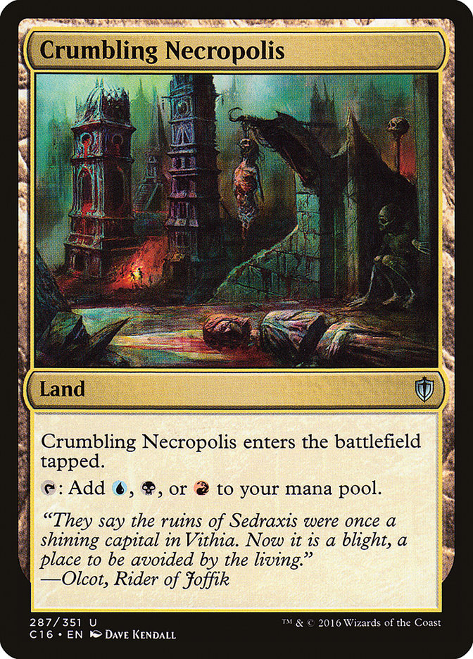 Crumbling Necropolis [Commander 2016] | Gate City Games LLC