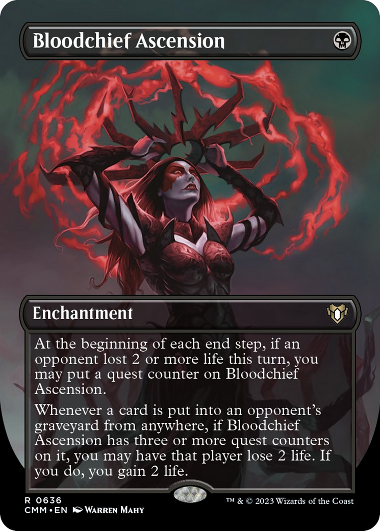 Bloodchief Ascension (Borderless Alternate Art) [Commander Masters] | Gate City Games LLC