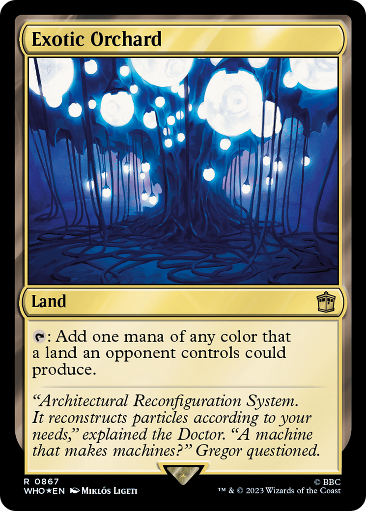 Exotic Orchard (Surge Foil) [Doctor Who] | Gate City Games LLC