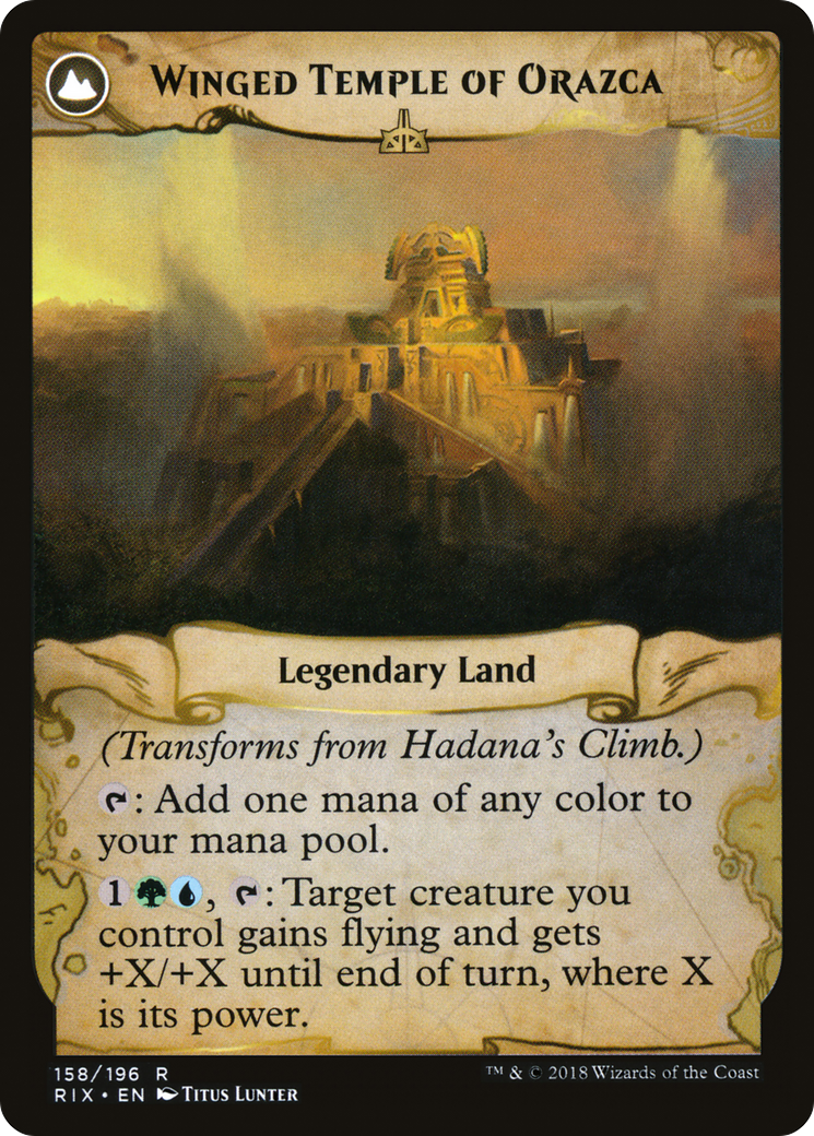 Hadana's Climb // Winged Temple of Orazca [Secret Lair: From Cute to Brute] | Gate City Games LLC