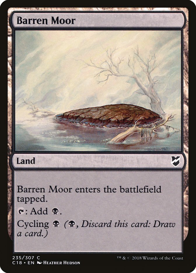 Barren Moor [Commander 2018] | Gate City Games LLC