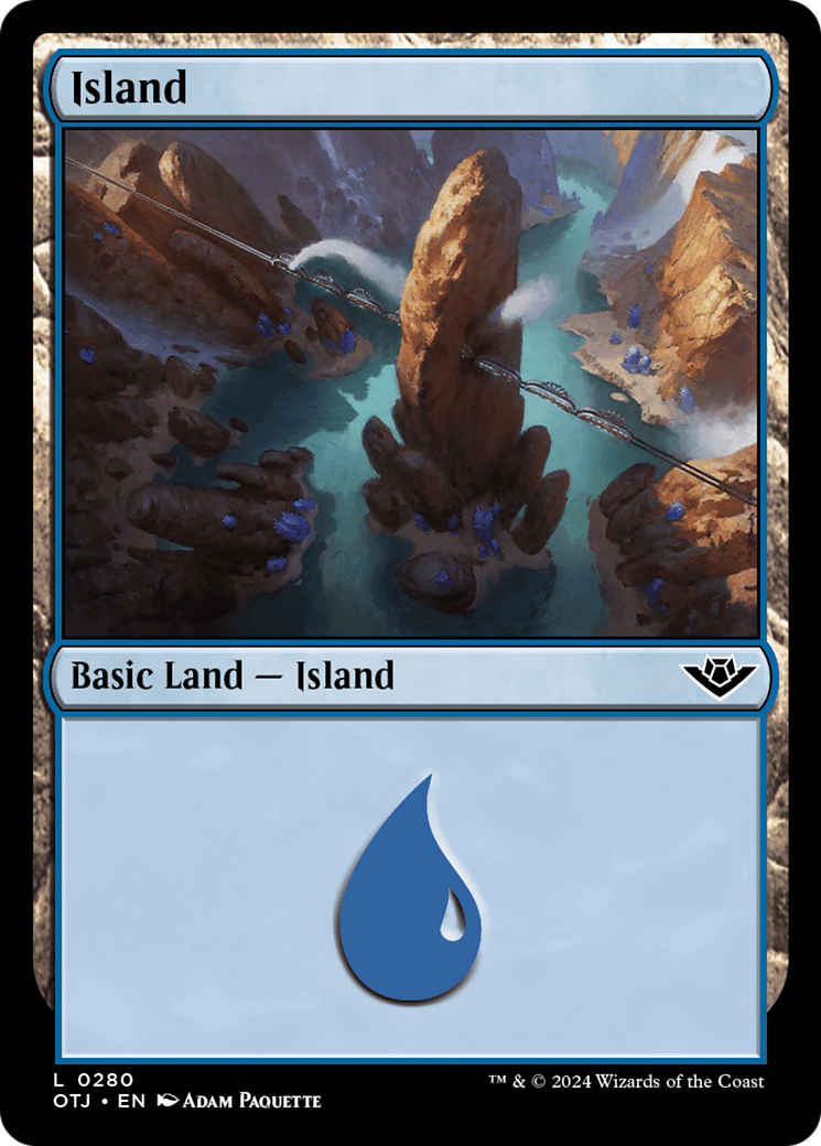 Island (0280) [Outlaws of Thunder Junction] | Gate City Games LLC