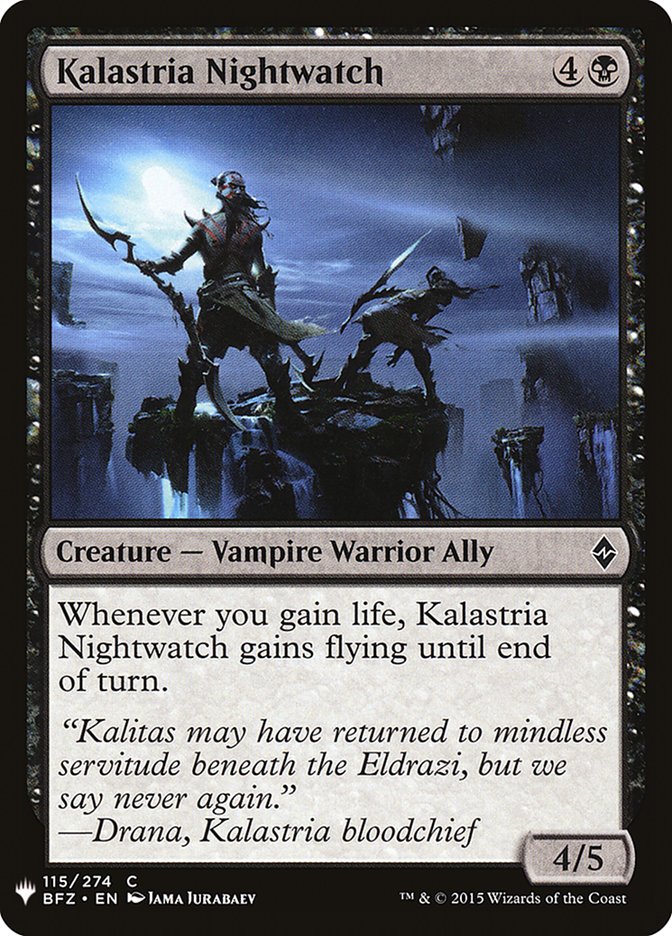 Kalastria Nightwatch [Mystery Booster] | Gate City Games LLC