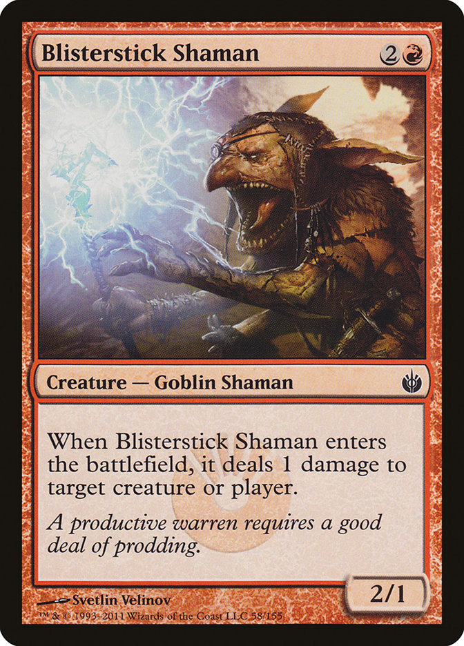 Blisterstick Shaman [Mirrodin Besieged] | Gate City Games LLC