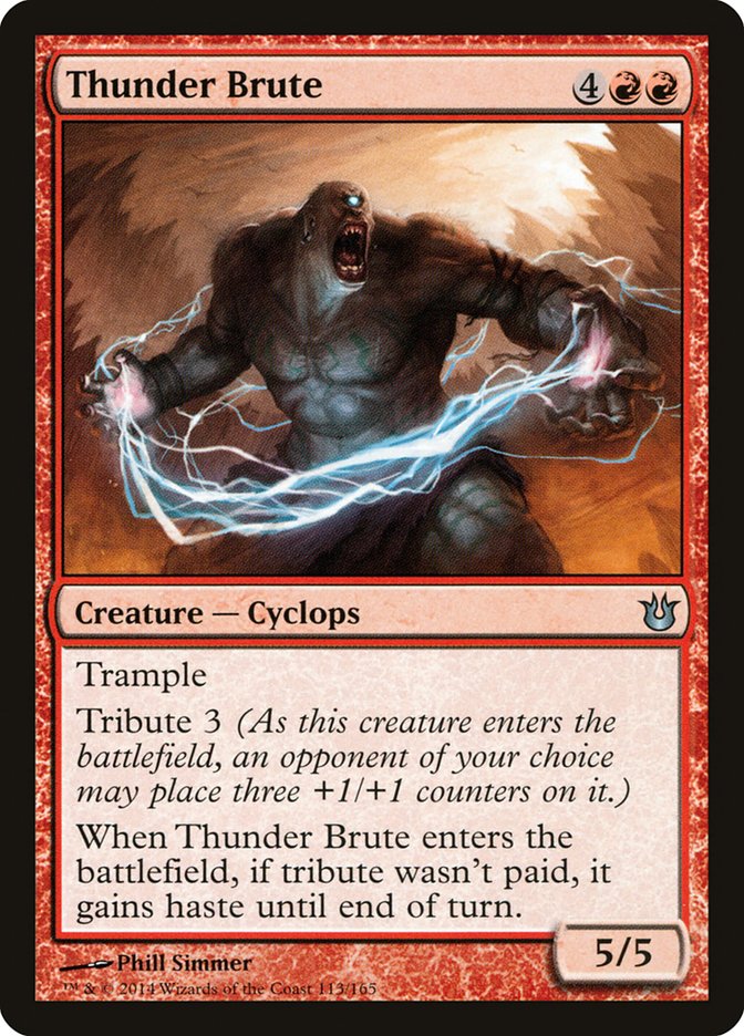 Thunder Brute [Born of the Gods] | Gate City Games LLC