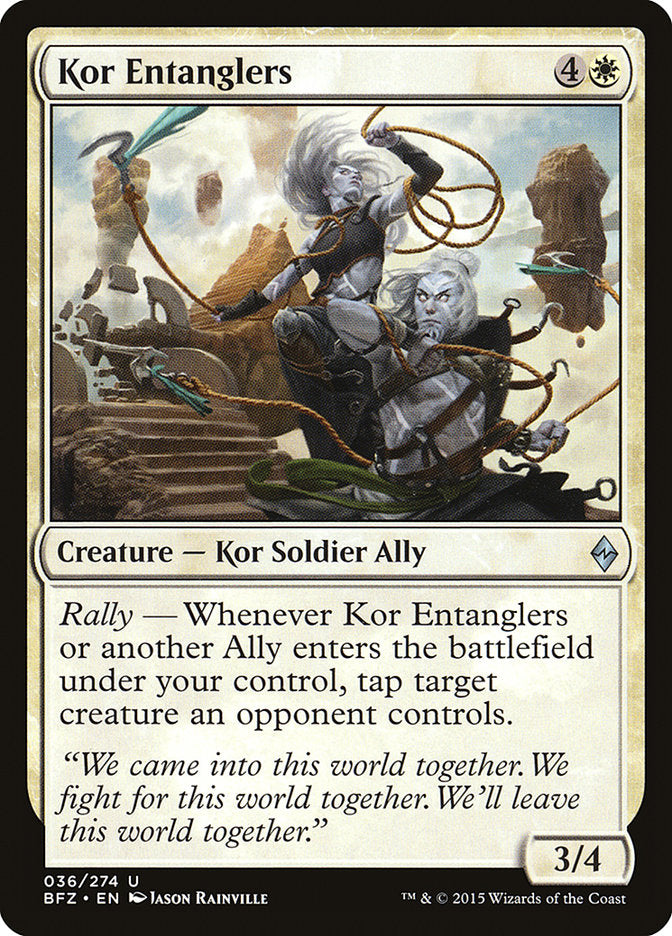 Kor Entanglers [Battle for Zendikar] | Gate City Games LLC