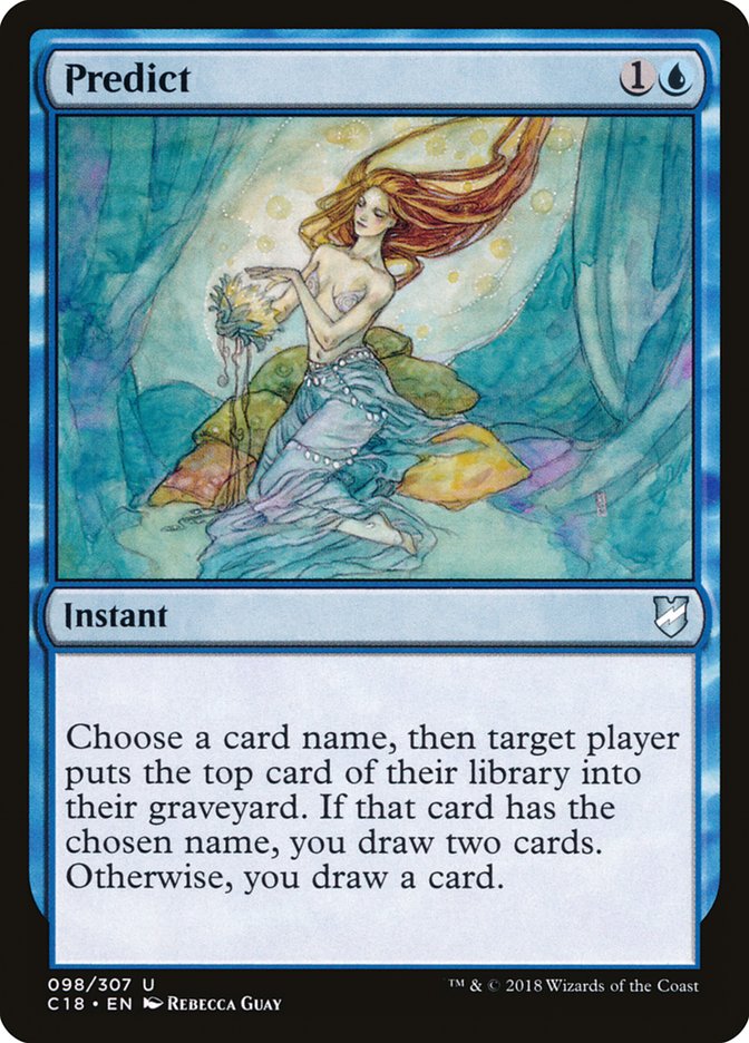 Predict [Commander 2018] | Gate City Games LLC