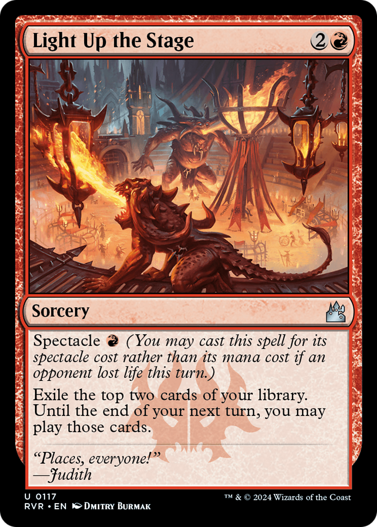 Light Up the Stage [Ravnica Remastered] | Gate City Games LLC