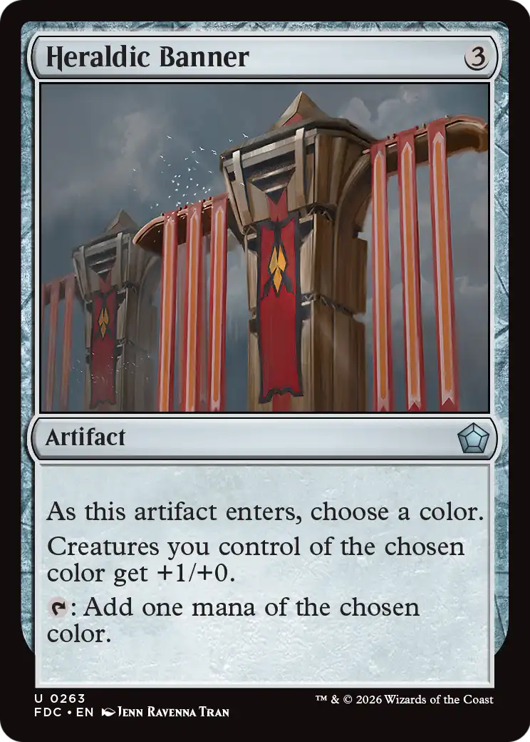 Heraldic Banner [Foundations Commander] | Gate City Games LLC