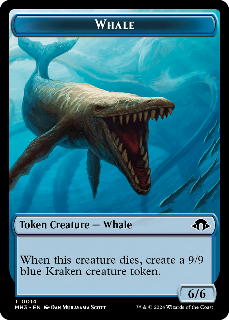 Phyrexian Germ // Whale Double-Sided Token [Modern Horizons 3 Tokens] | Gate City Games LLC
