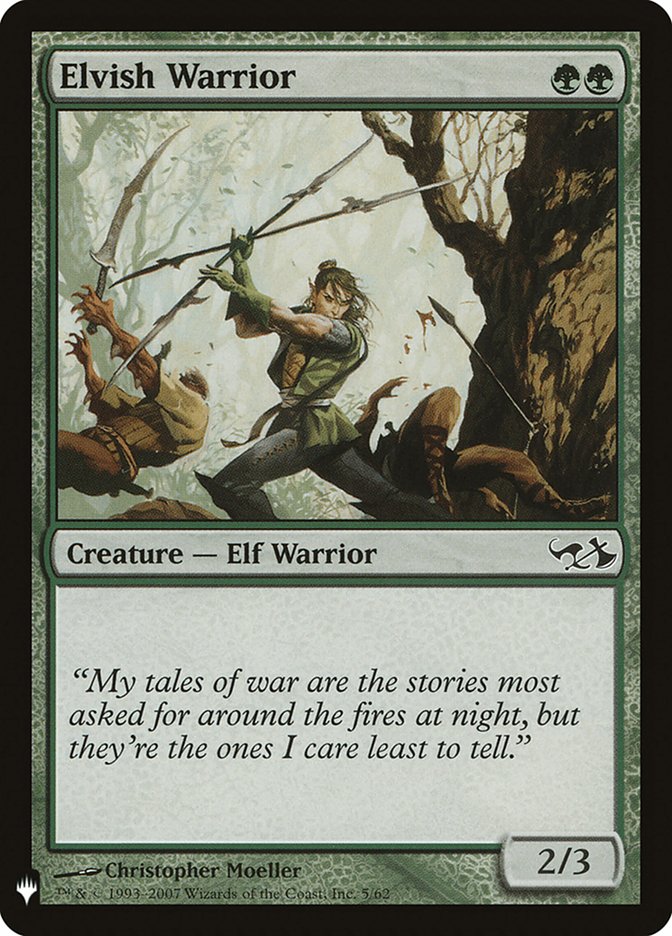 Elvish Warrior [Mystery Booster] | Gate City Games LLC