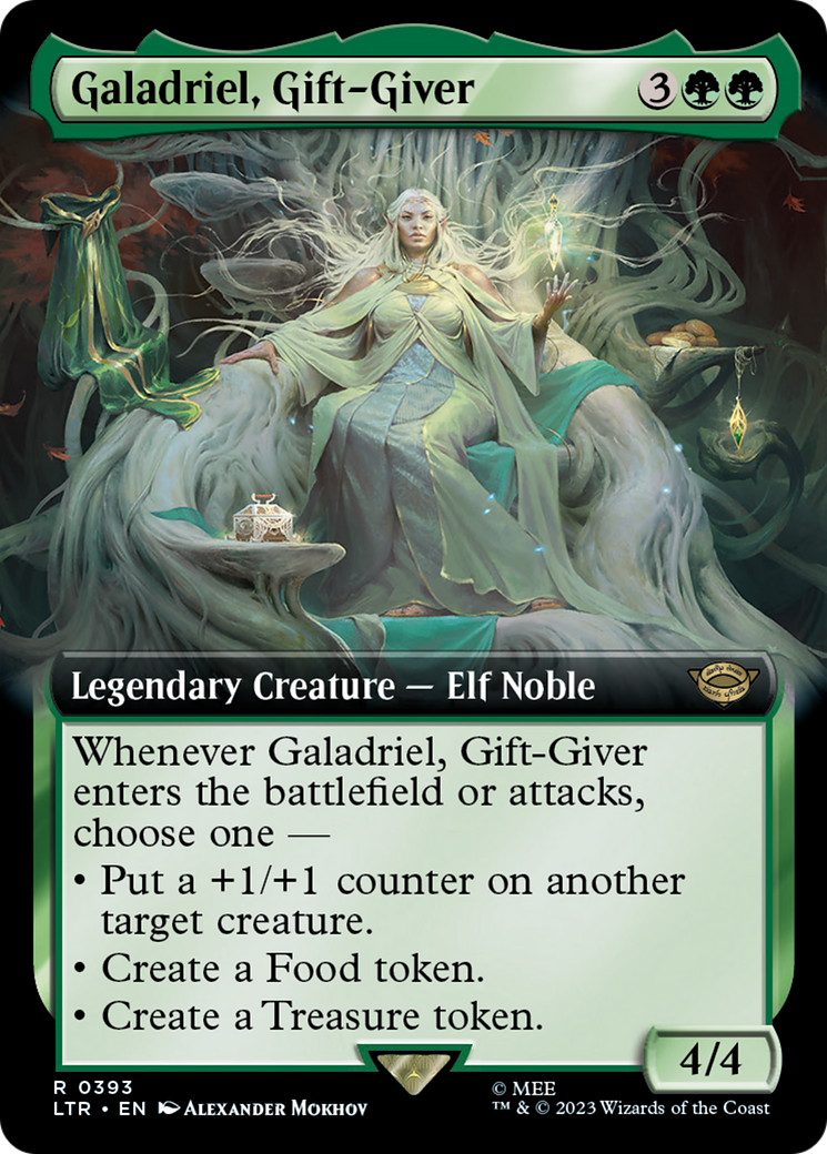 Galadriel, Gift-Giver (Extended Art) [The Lord of the Rings: Tales of Middle-Earth] | Gate City Games LLC