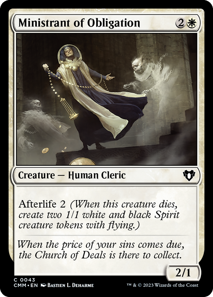 Ministrant of Obligation [Commander Masters] | Gate City Games LLC
