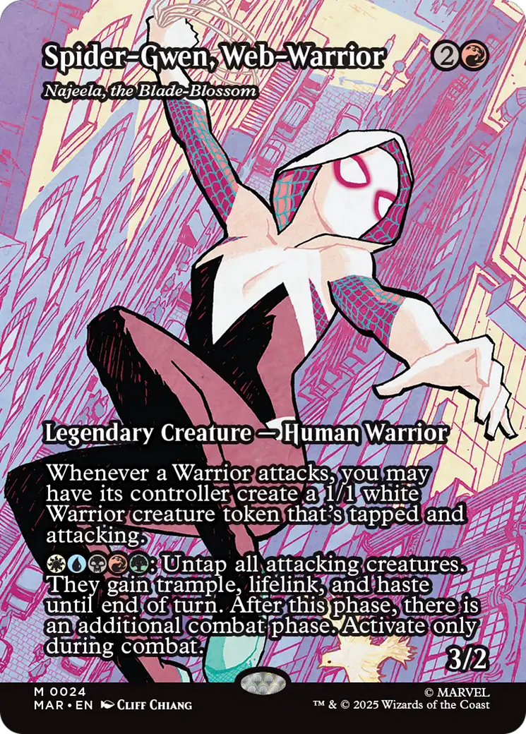 Spider-Gwen, Web-Warrior - Najeela, the Blade-Blossom [Marvel's Spider-Man: Eternal-Legal] | Gate City Games LLC