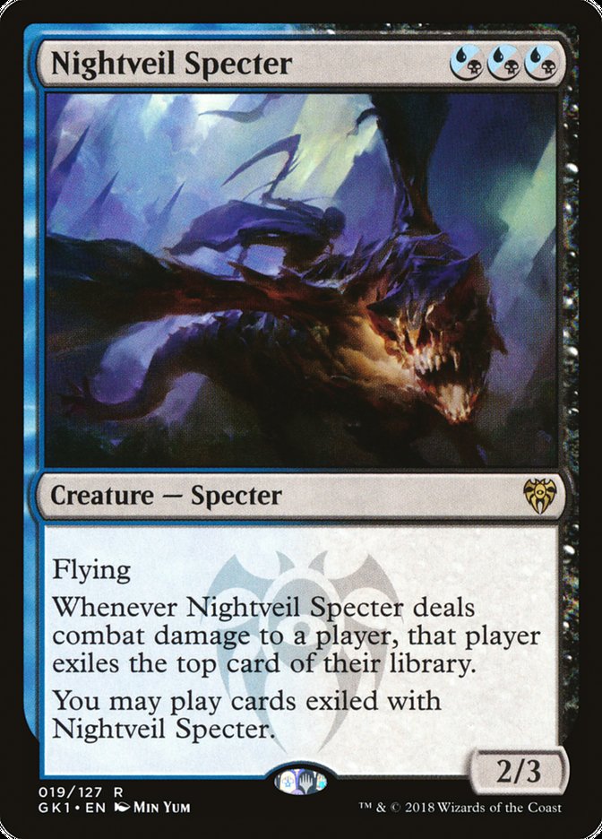 Nightveil Specter [Guilds of Ravnica Guild Kit] | Gate City Games LLC