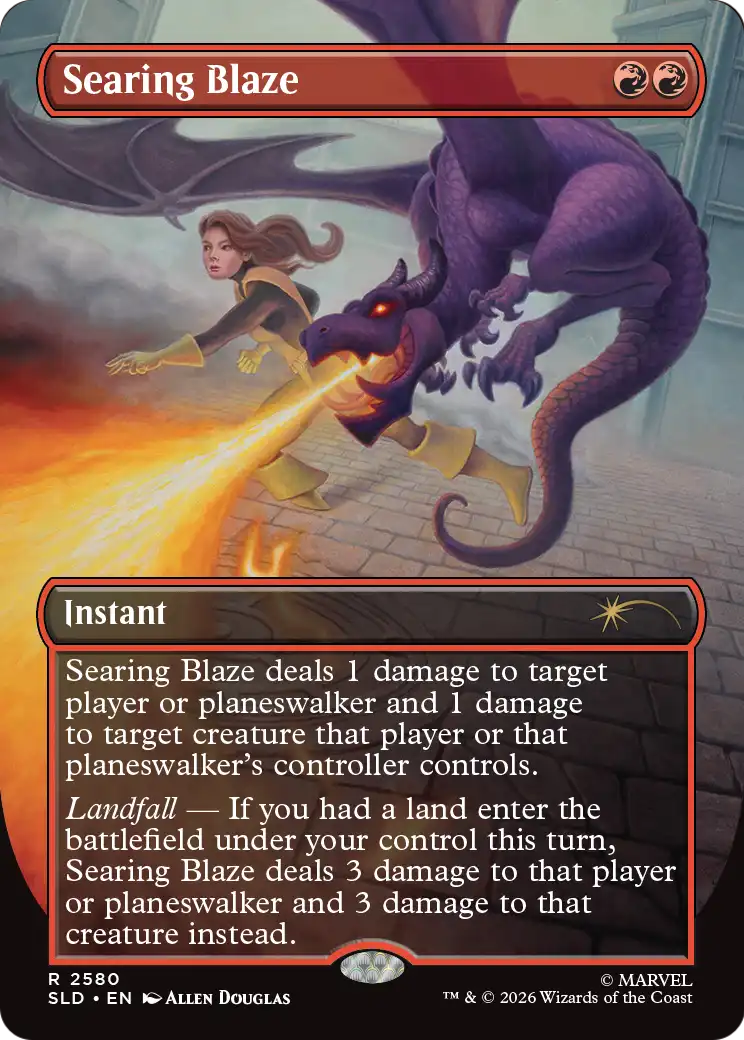 Searing Blaze [Secret Lair Drop Series] | Gate City Games LLC