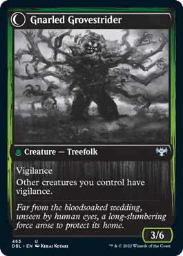 Dormant Grove // Gnarled Grovestrider [Innistrad: Double Feature] | Gate City Games LLC