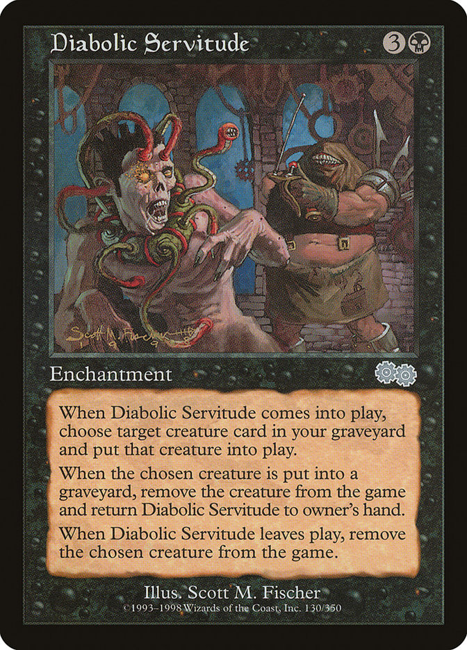 Diabolic Servitude [Urza's Saga] | Gate City Games LLC