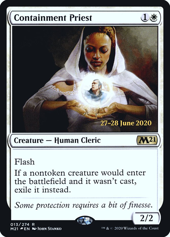 Containment Priest [Core Set 2021 Prerelease Promos] | Gate City Games LLC