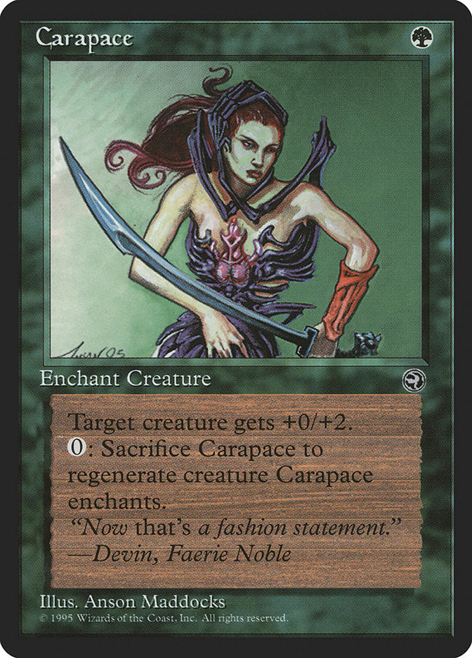 Carapace (Devin Flavor Text) [Homelands] | Gate City Games LLC