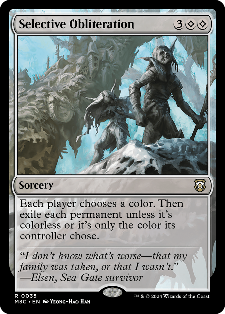 Selective Obliteration (Ripple Foil) [Modern Horizons 3 Commander] | Gate City Games LLC