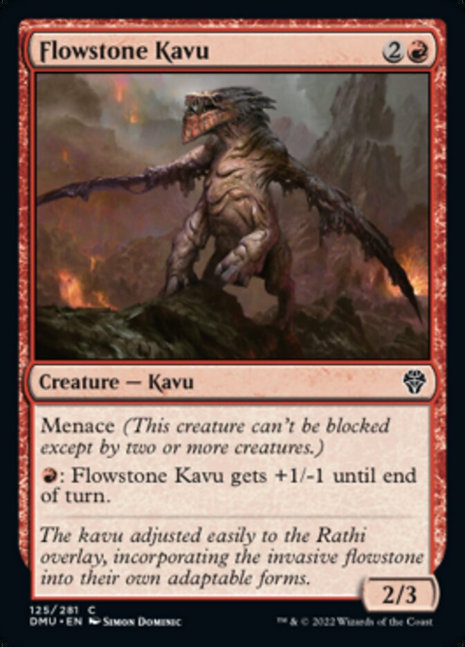Flowstone Kavu [Dominaria United] | Gate City Games LLC