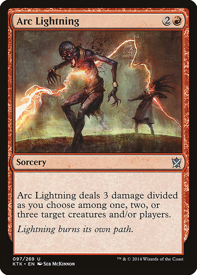 Arc Lightning [Khans of Tarkir] | Gate City Games LLC