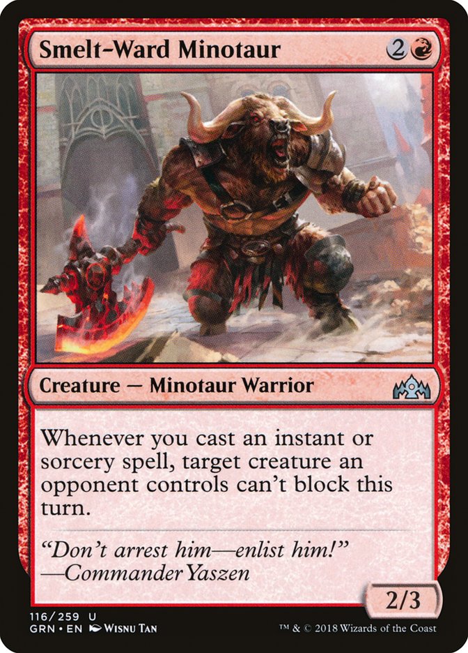 Smelt-Ward Minotaur [Guilds of Ravnica] | Gate City Games LLC