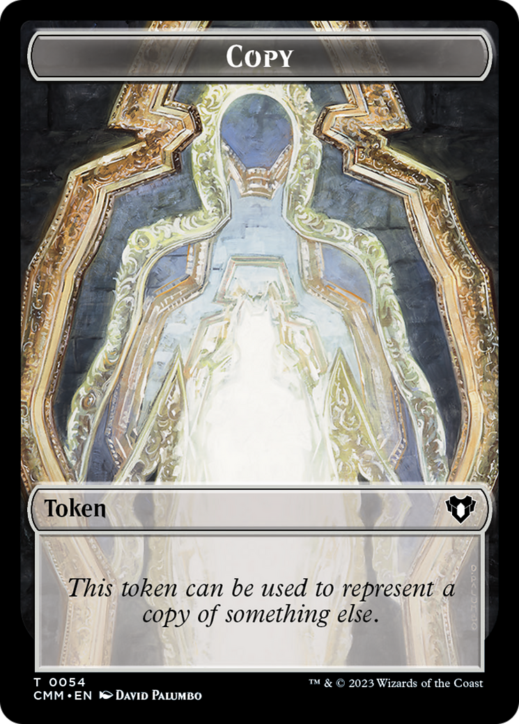 Copy (54) // Sliver Double-Sided Token [Commander Masters Tokens] | Gate City Games LLC