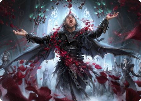 Bloodsoaked Reveler Art Card [Innistrad: Crimson Vow Art Series] | Gate City Games LLC