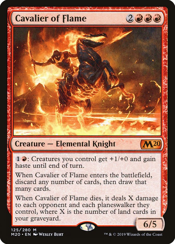 Cavalier of Flame [Core Set 2020] | Gate City Games LLC