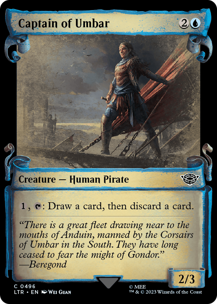 Captain of Umbar [The Lord of the Rings: Tales of Middle-Earth Showcase Scrolls] | Gate City Games LLC
