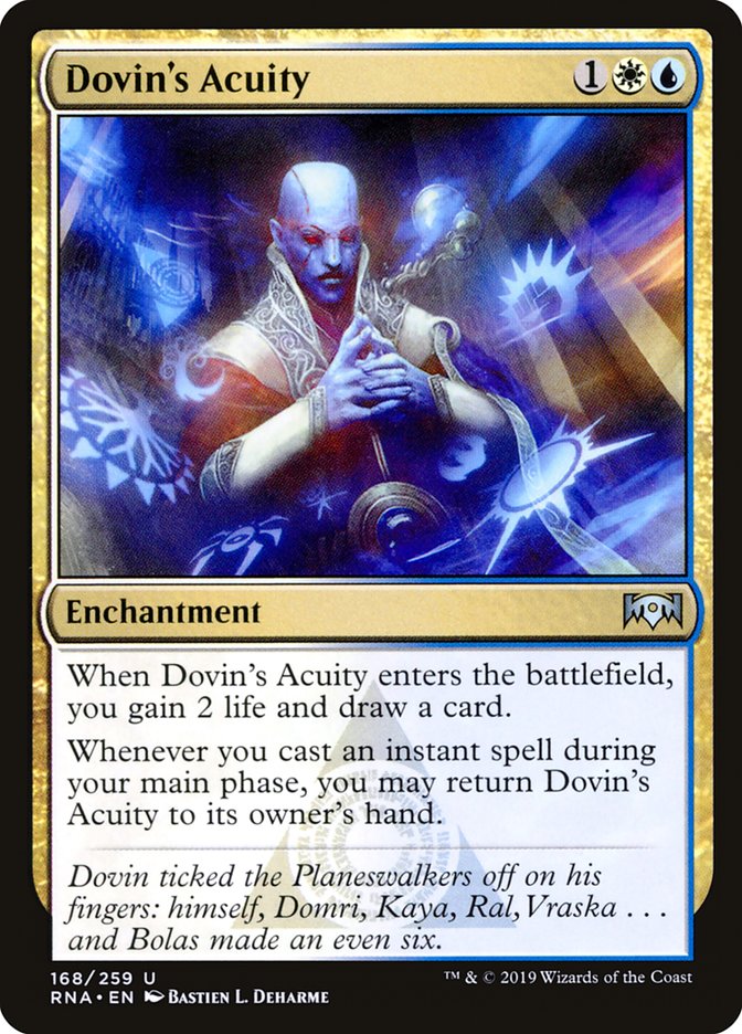 Dovin's Acuity [Ravnica Allegiance] | Gate City Games LLC