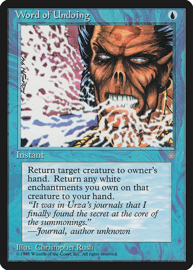 Word of Undoing [Ice Age] | Gate City Games LLC