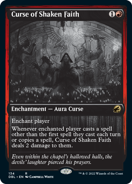 Curse of Shaken Faith [Innistrad: Double Feature] | Gate City Games LLC