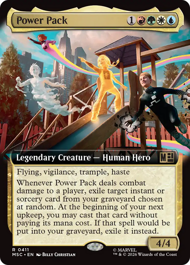 Power Pack (Extended Art) [Marvel Super Heroes Commander] | Gate City Games LLC