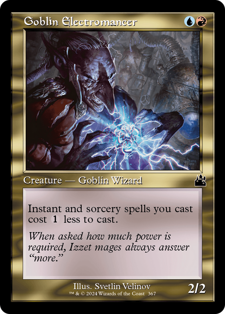 Goblin Electromancer (Retro Frame) [Ravnica Remastered] | Gate City Games LLC