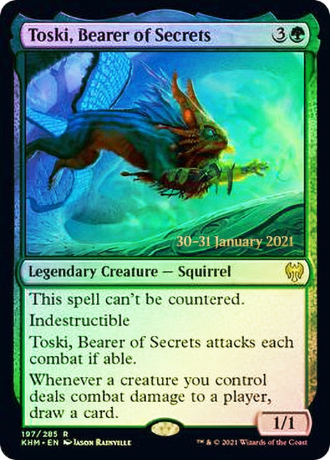Toski, Bearer of Secrets [Kaldheim Prerelease Promos] | Gate City Games LLC