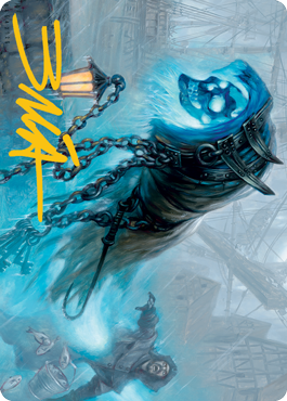 Nebelgast Intruder Art Card (Gold-Stamped Signature) [Innistrad: Midnight Hunt Art Series] | Gate City Games LLC