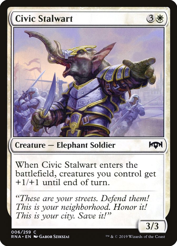 Civic Stalwart [Ravnica Allegiance] | Gate City Games LLC