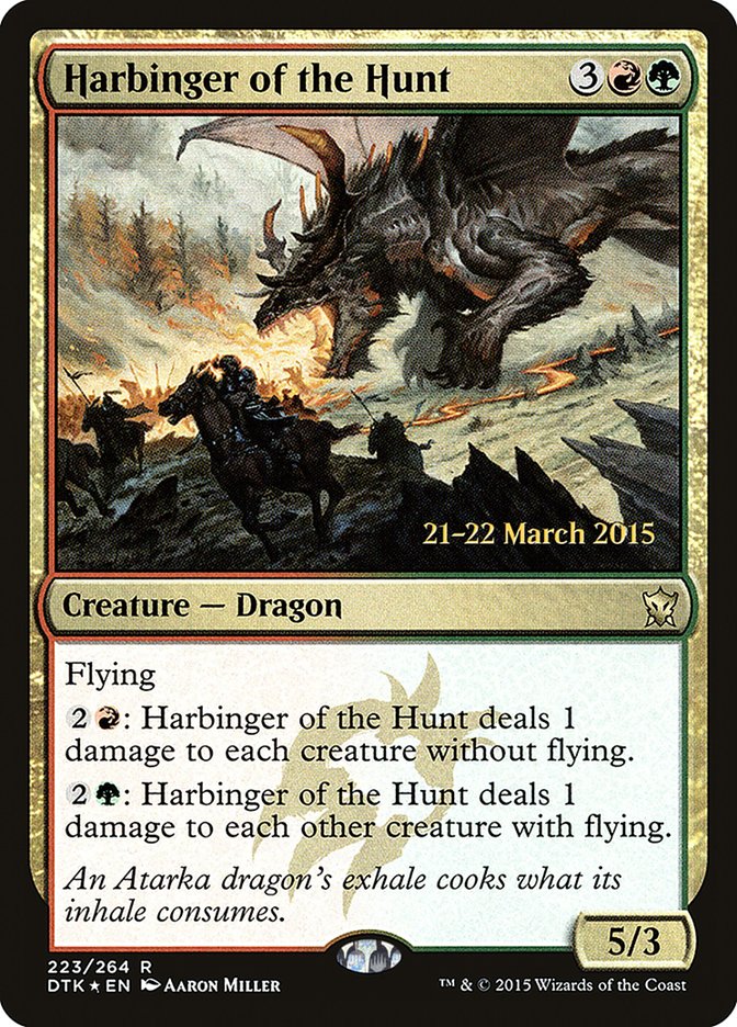 Harbinger of the Hunt [Dragons of Tarkir Prerelease Promos] | Gate City Games LLC