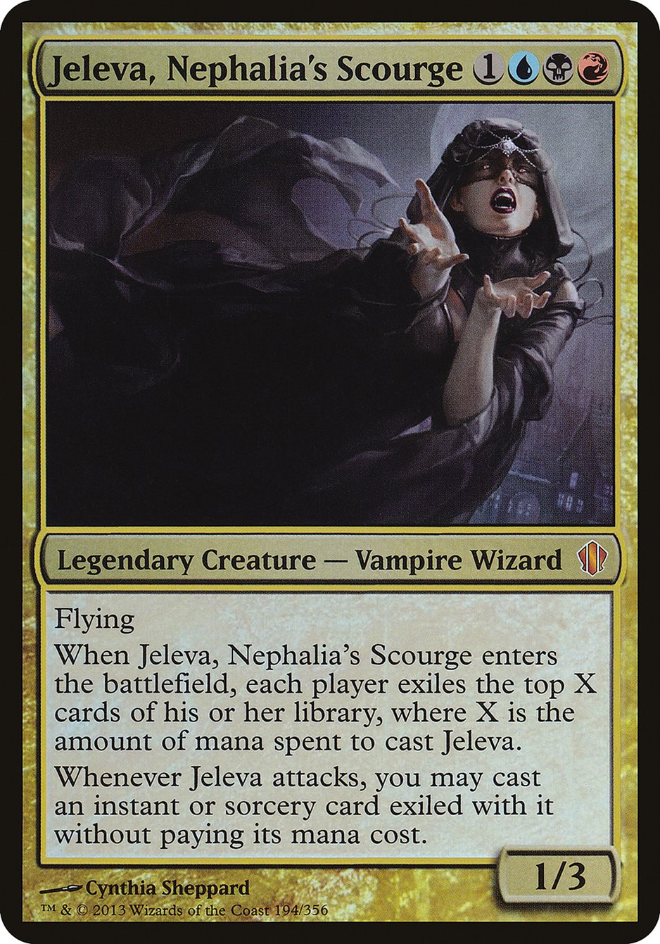 Jeleva, Nephalia's Scourge (Oversized) [Commander 2013 Oversized] | Gate City Games LLC